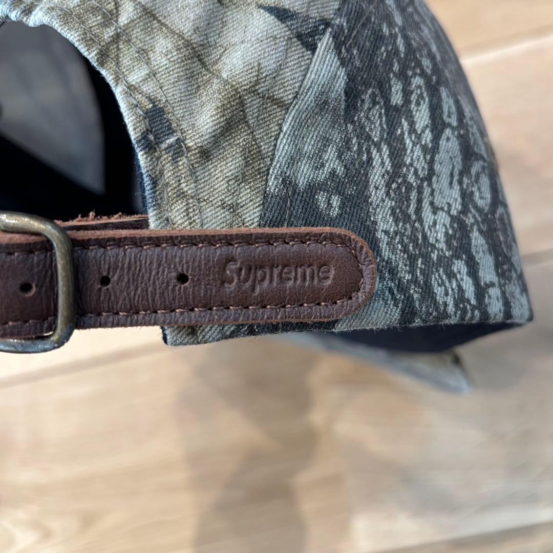 Supreme Washed Chino Twill Camp Cap カモ