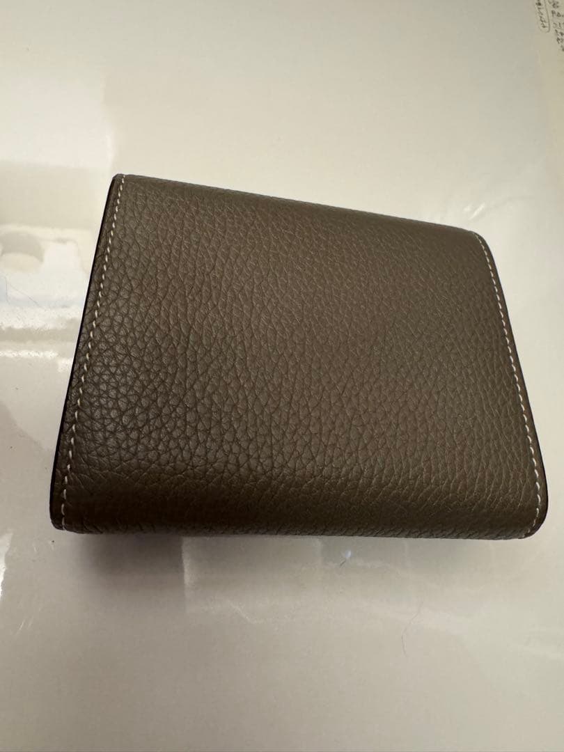 CÉLINE グレー イエロー 三つ折り財布