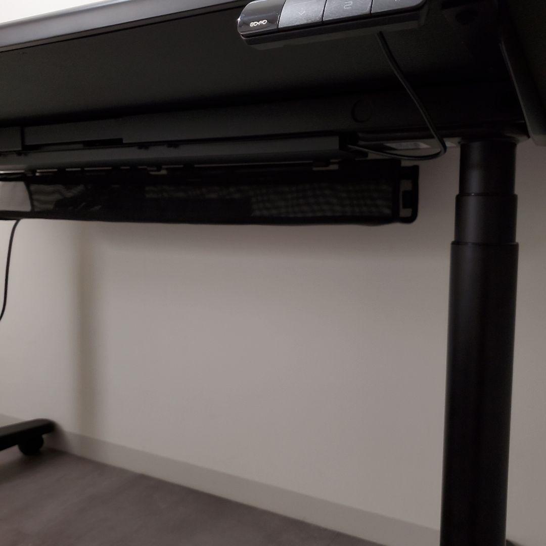 COFO Desk Premium　昇降デスク 足・天板黒 140×70