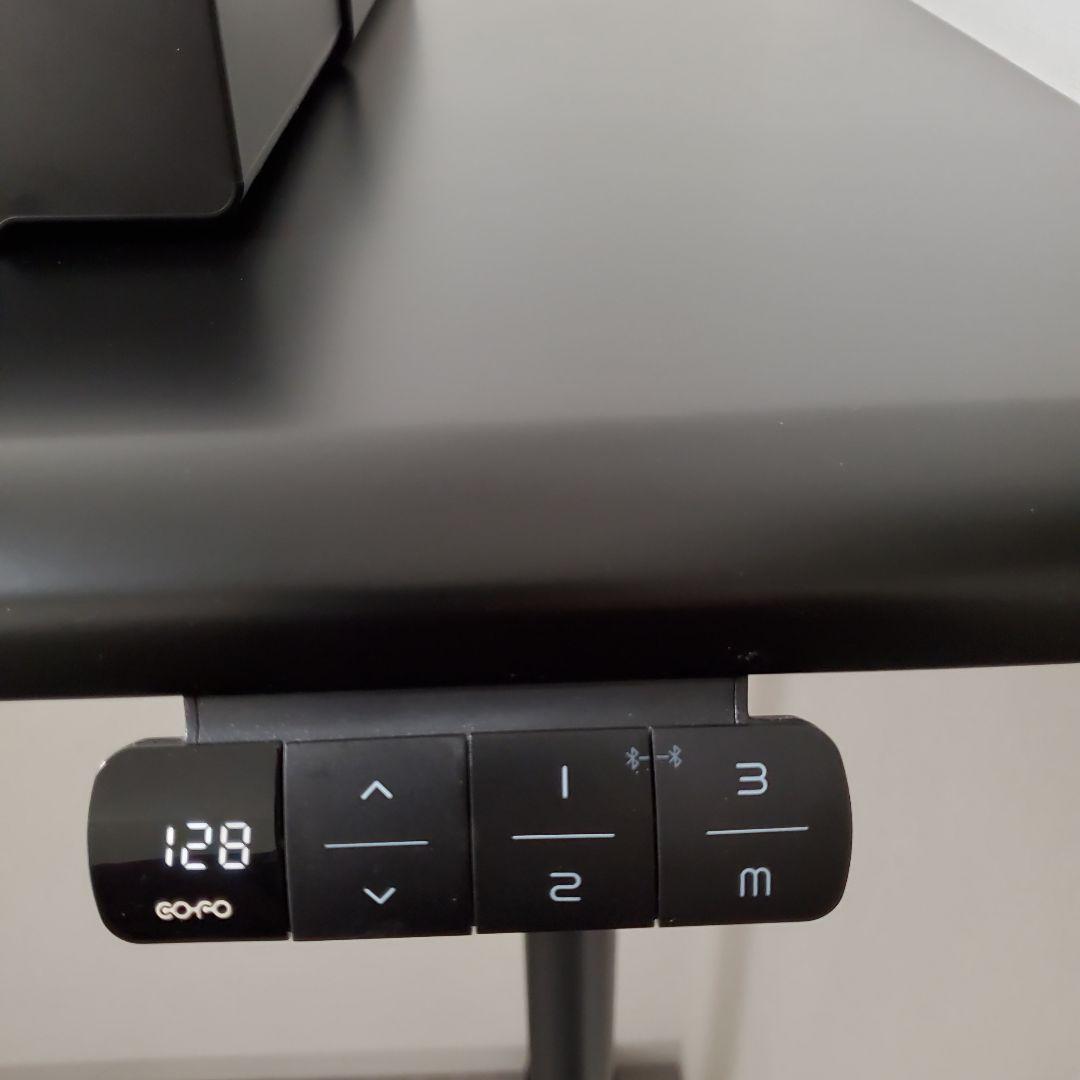 COFO Desk Premium　昇降デスク 足・天板黒 140×70