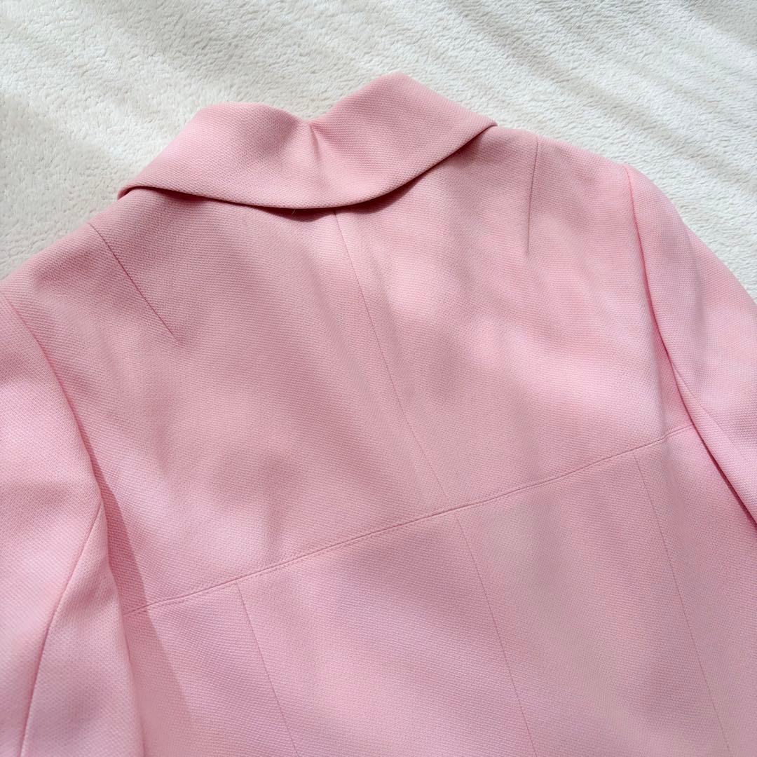 ❁ KOJI WATANABE STYLE ロングコート 桜色カメオボタン