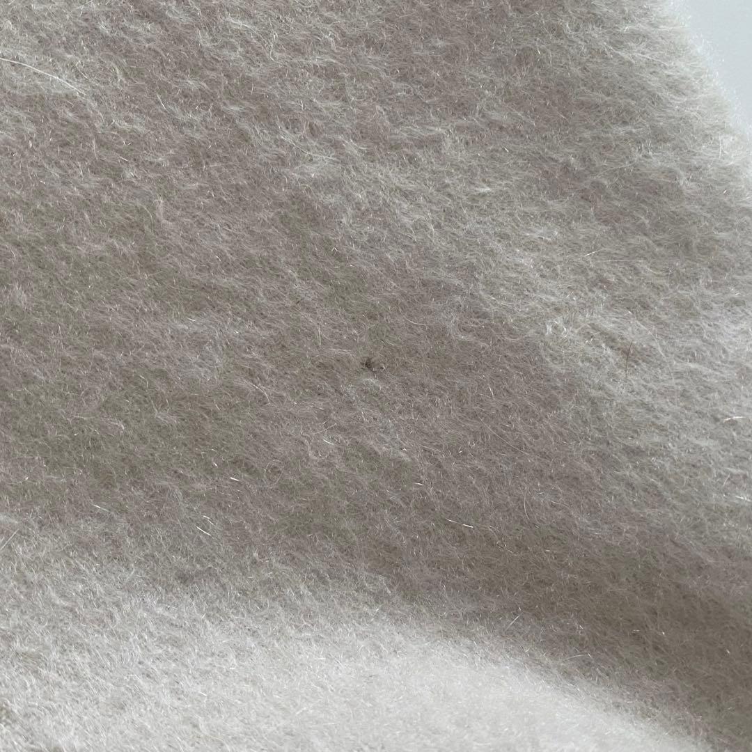 Loro Piana カシミヤマフラー ベージュ フリンジ付き