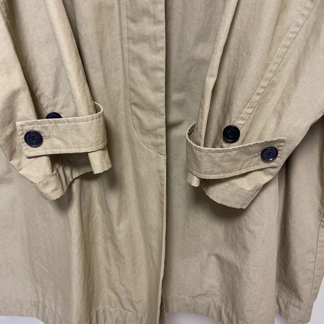 JOURNALSTANDARD ハイカウントワイドステンカラーコート ベージュ