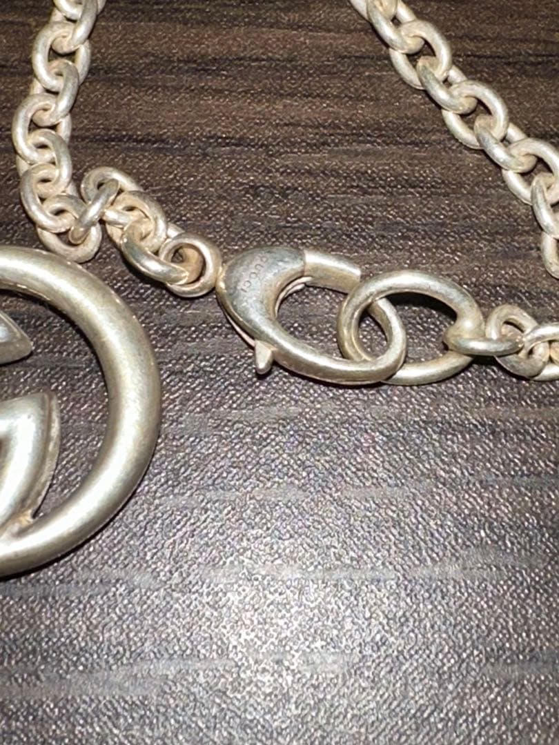 値下げ交渉可能！　GUCCI インターロッキングGネックレス ダブルGロゴ