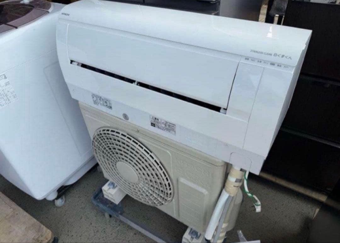 【高年式】2024年式 2.2kw 日立 エアコン RAS-KW22N (W)