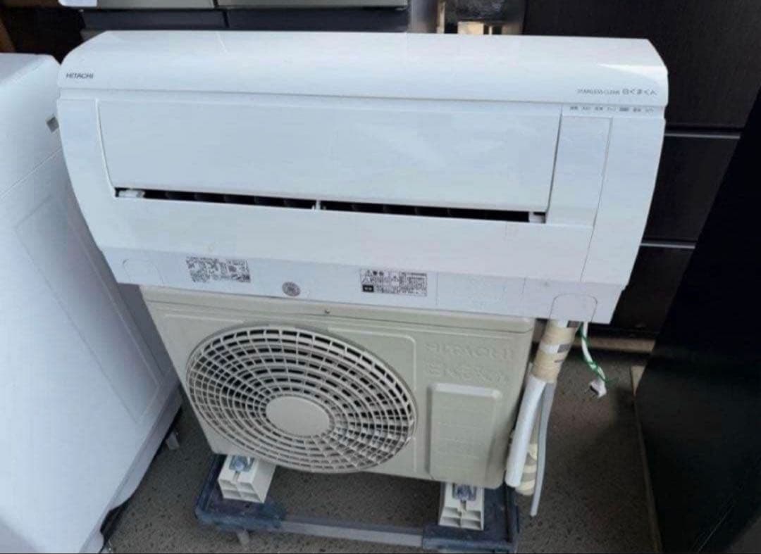 【高年式】2024年式 2.2kw 日立 エアコン RAS-KW22N (W)