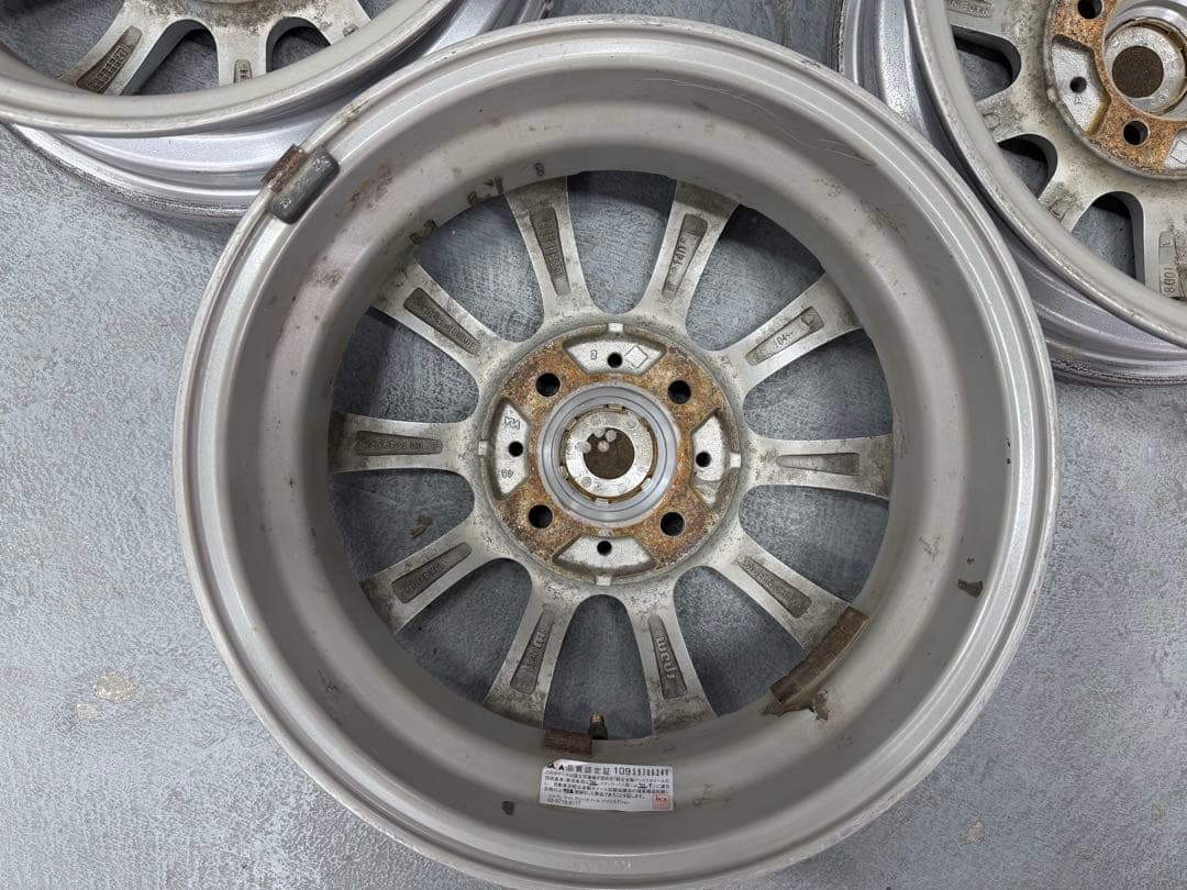 軽自動車アルミホイール 13インチ 13×4 4穴 中古4本