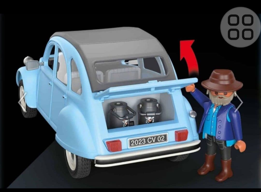 週末限定価格 プレイモービル　2CV セット シトロエンコラボ商品