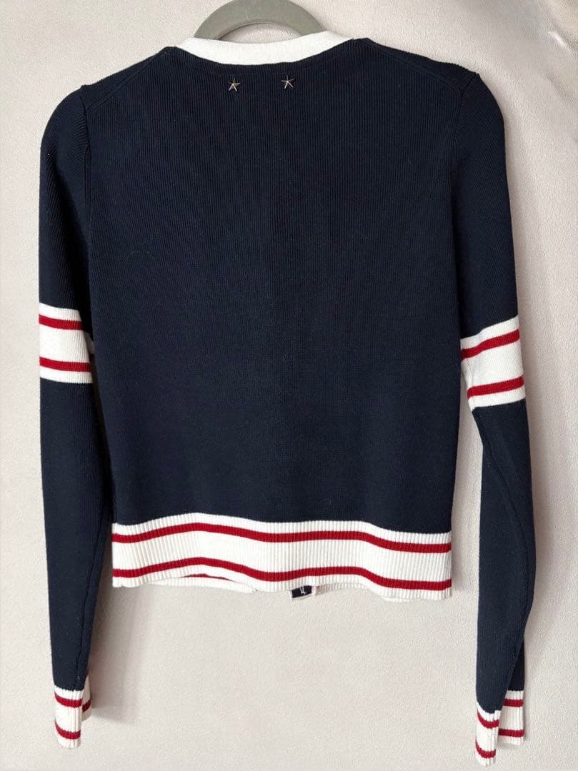 Bibiy. B カーディガン ネイビー　Club tie cardigan