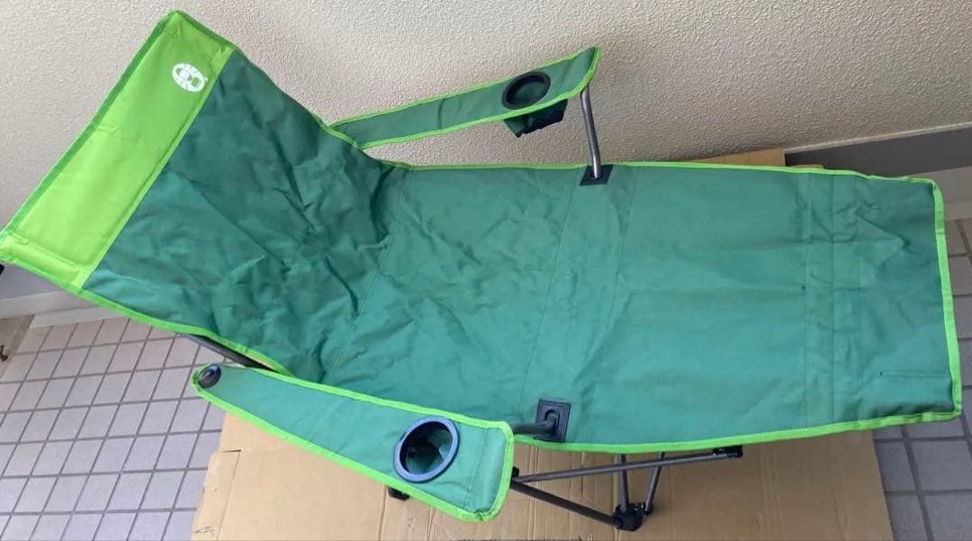 【美品】Coleman コールマン イージーリフトチェアST（グリーン）