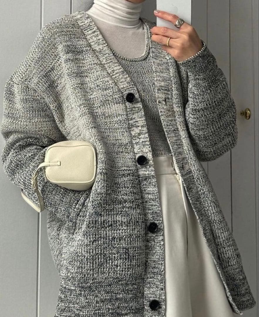 【新品】clane クラネBUSTIER SET KNIT ニットカーディガン
