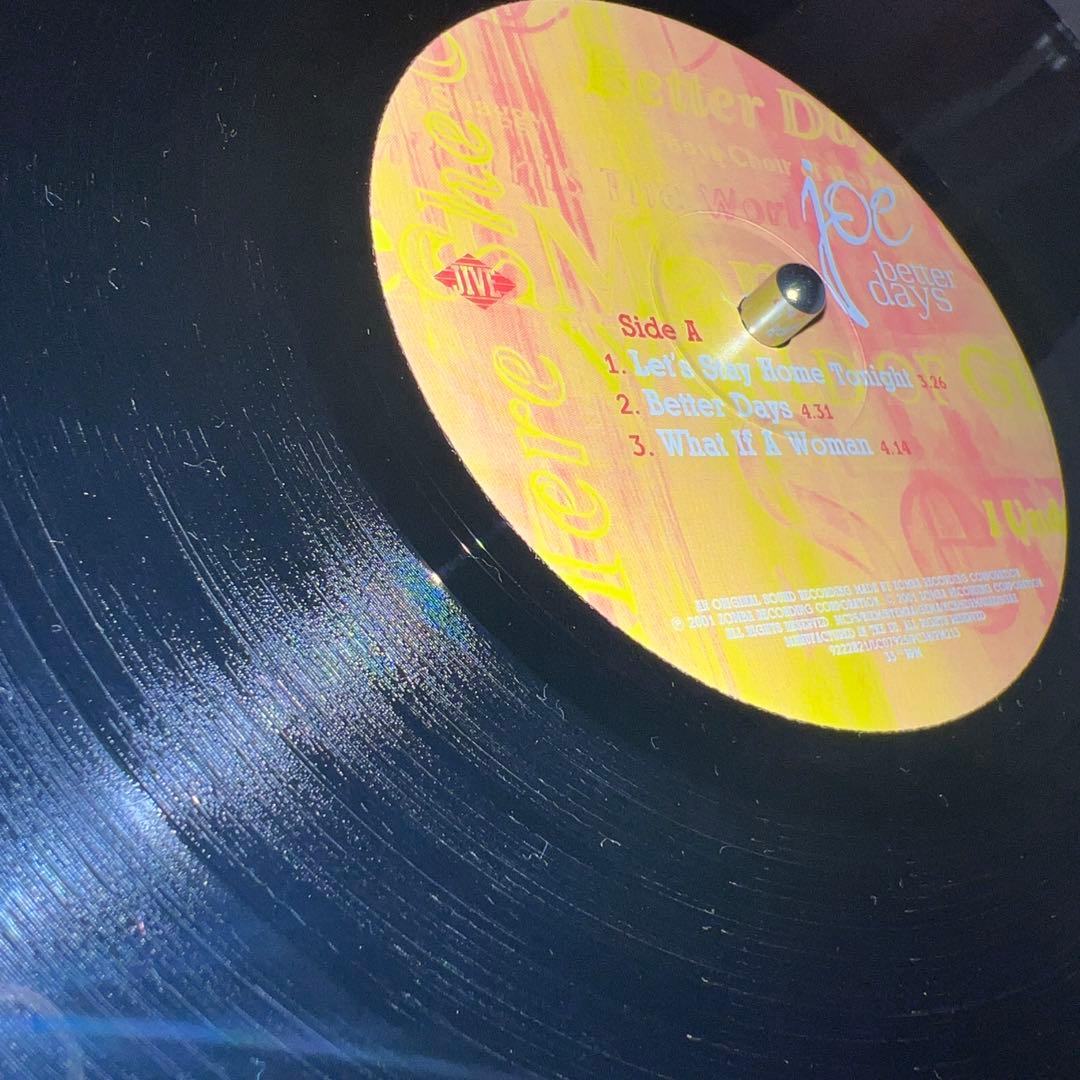 Joe Better Days EU org 2LP レコード