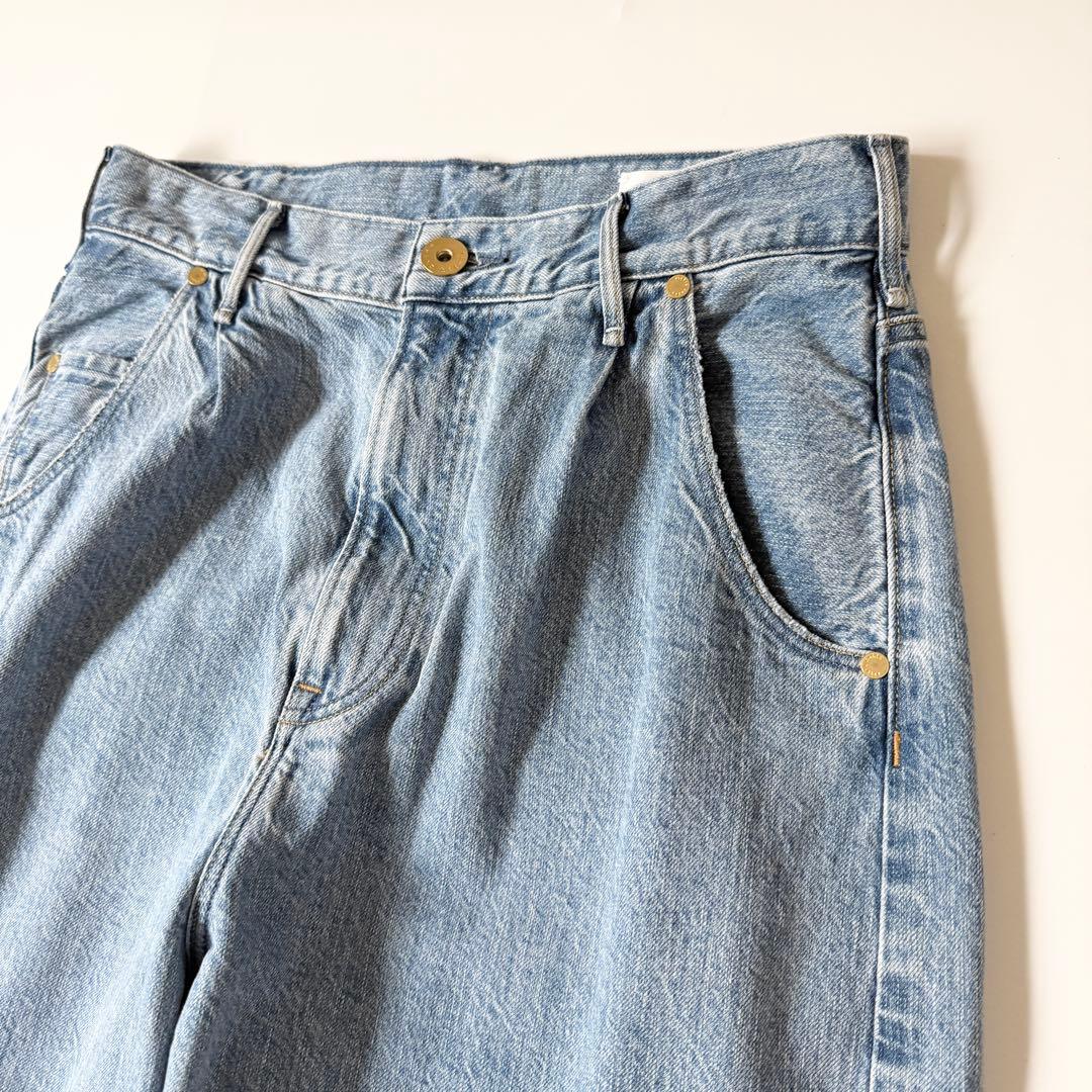 upper hights for conte タックデニムパンツ 25