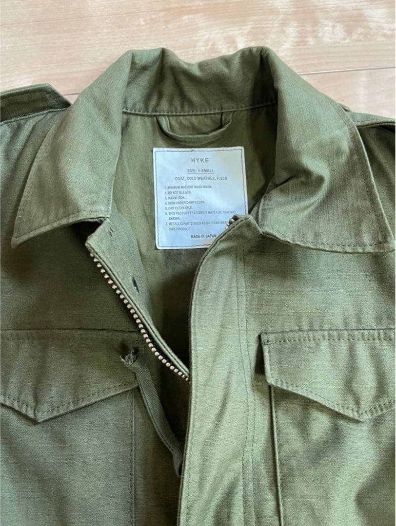 HYKE M65 GREEN ミリタリージャケット