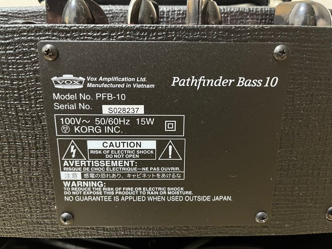 VOX pathfinder bass10 ベース用アンプ