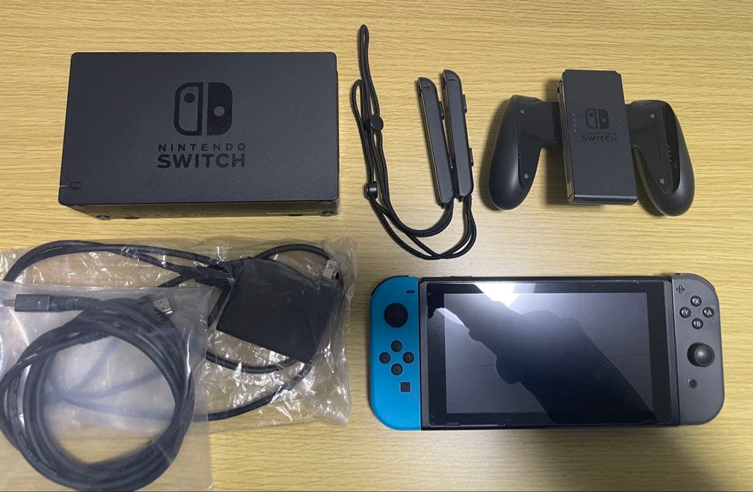 【値下げ中】Nintendo Switch 本体 青/グレー 付属品完備