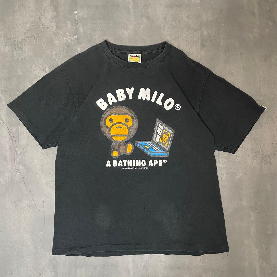 トップス A BATHING APE BABYMILO Printed T shirt