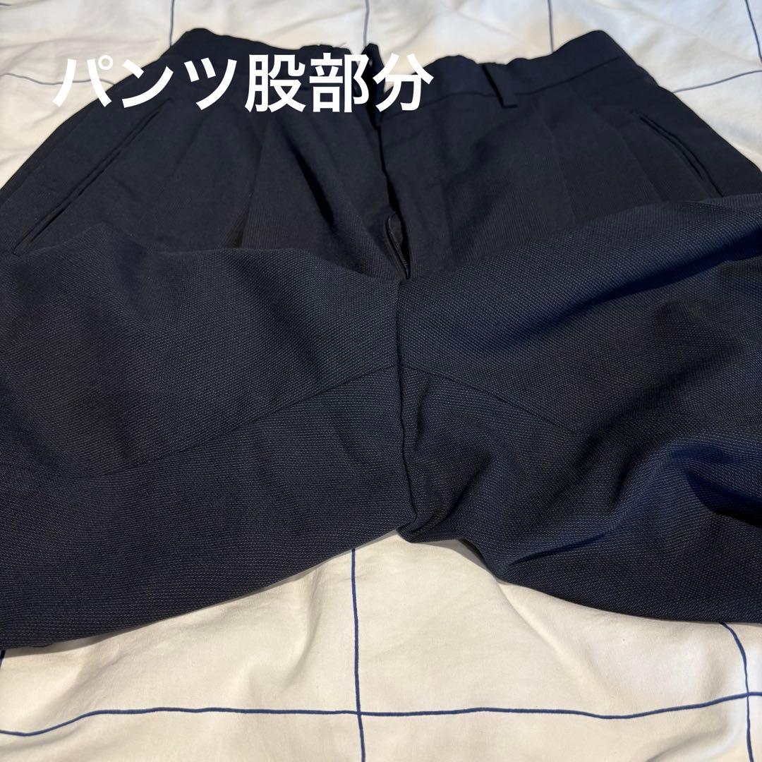 EMPORIO ARMANI アルマーニ 無地 ネイビー スーツ 上下セット M