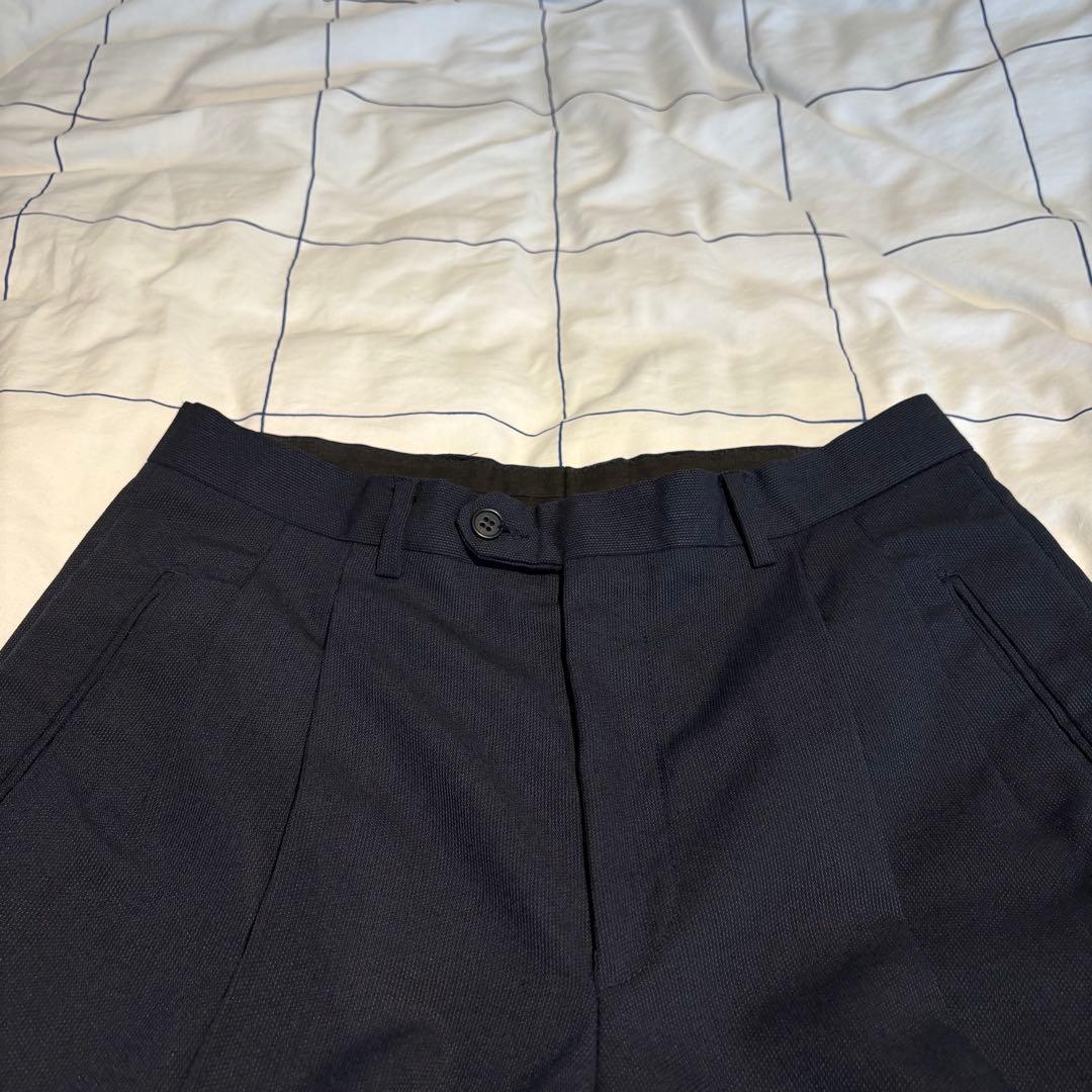 EMPORIO ARMANI アルマーニ 無地 ネイビー スーツ 上下セット M