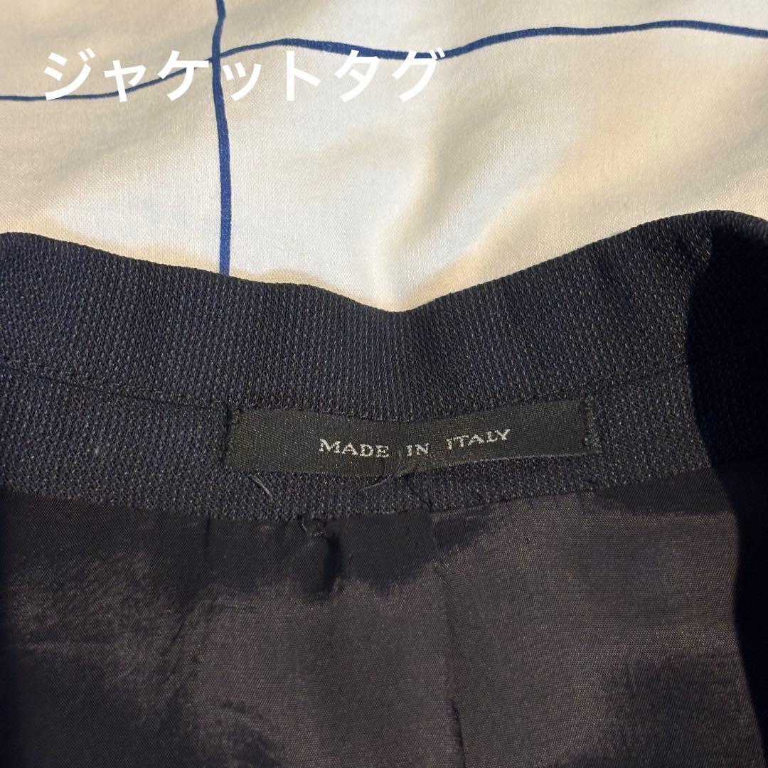 EMPORIO ARMANI アルマーニ 無地 ネイビー スーツ 上下セット M
