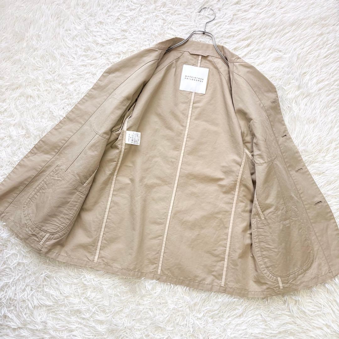 リネン混✨マッキントッシュフィロソフィー カバーオール ベージュ 40