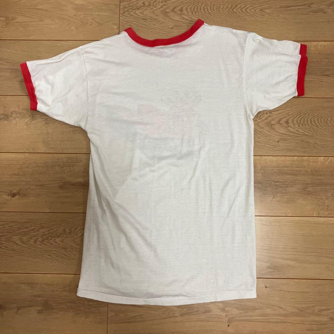 ウィスコンシン大学 Tシャツ リンガーTシャツ champion 80s