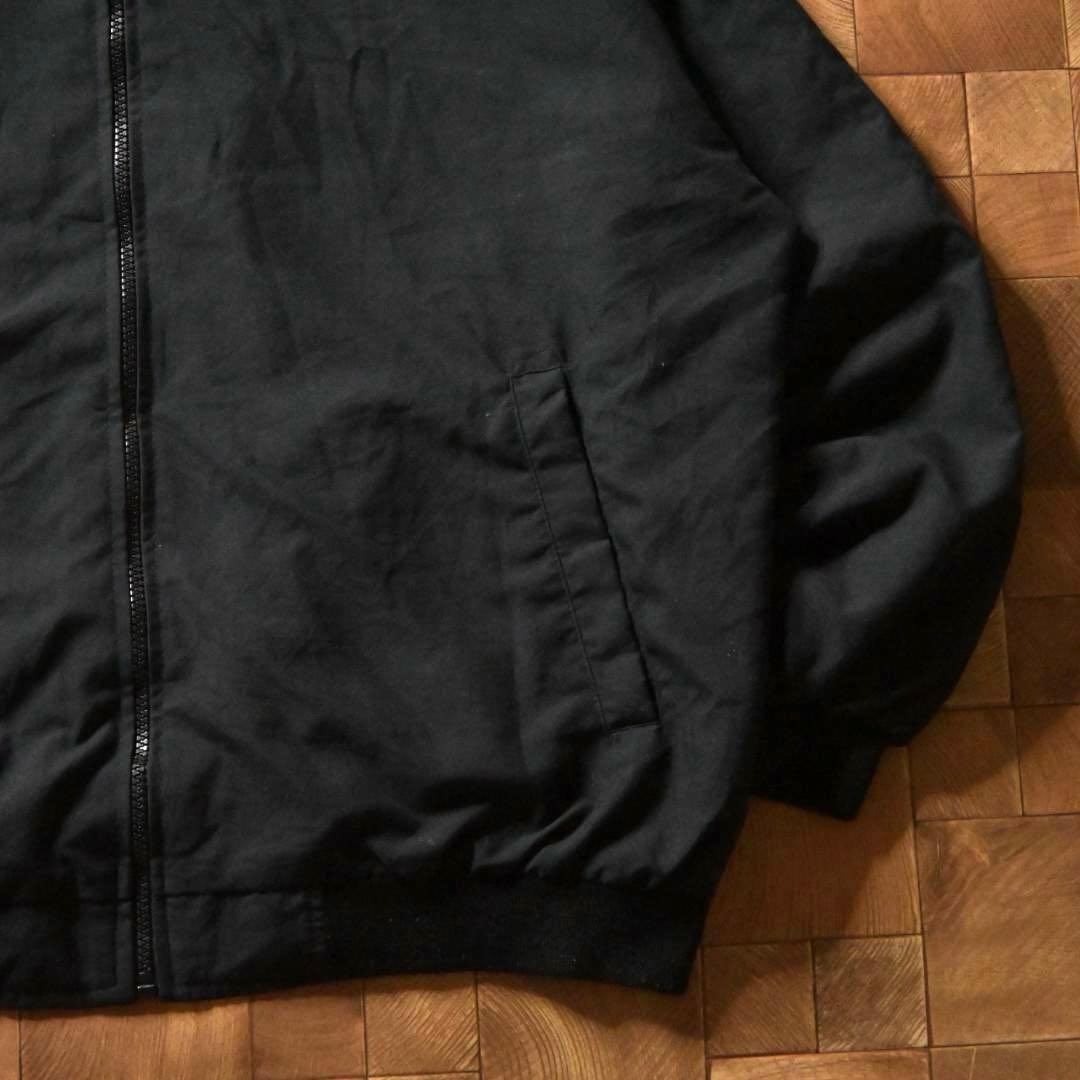 た*こ様 90s　JARMAIN　スイングトップ ブルゾン　カジノ企業ロゴ　ブラ