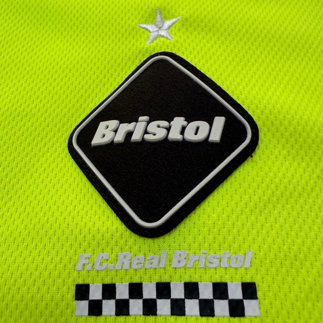 【極美品】F.C.Real Bristol 半袖　Tシャツ L ネオンイエロー