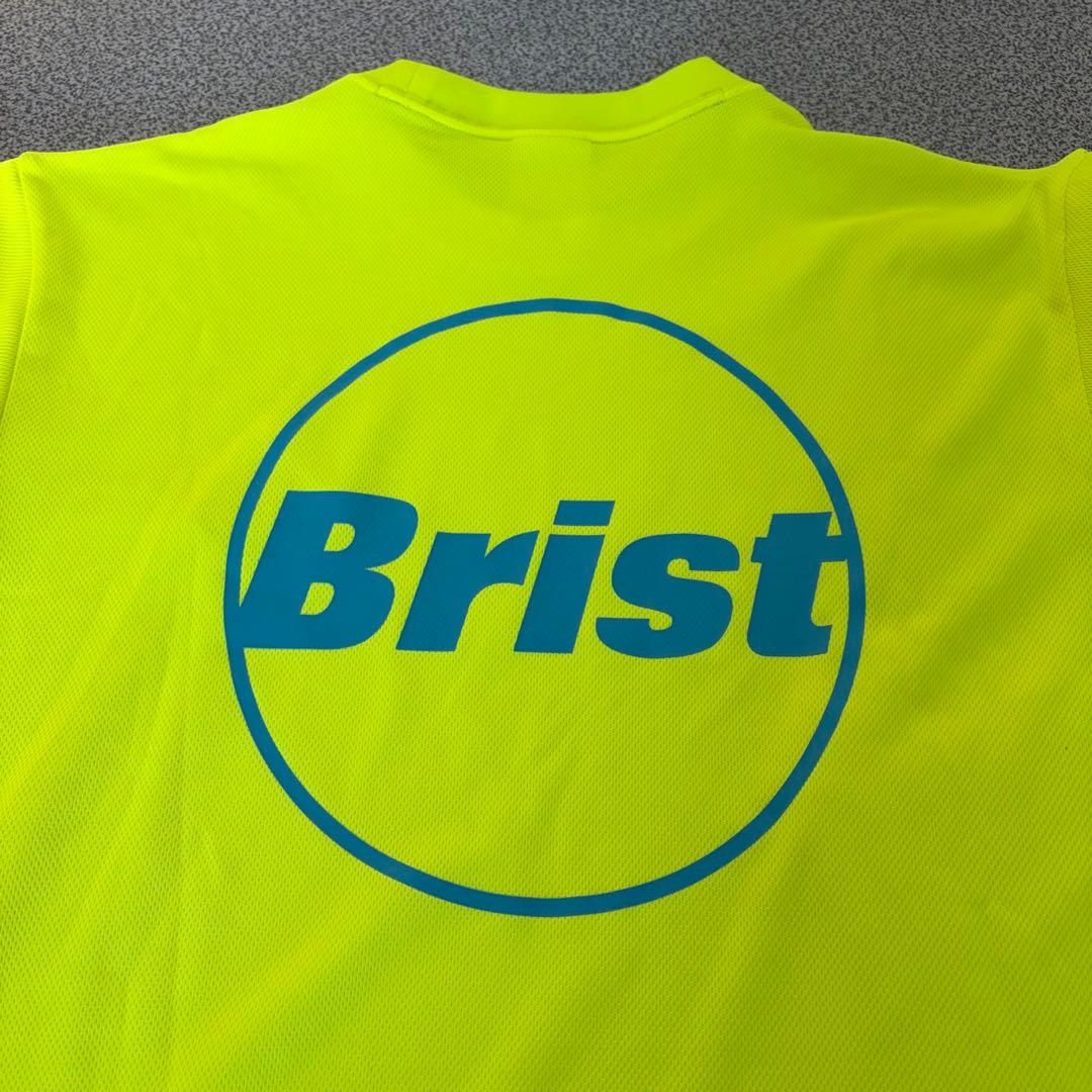 【極美品】F.C.Real Bristol 半袖　Tシャツ L ネオンイエロー
