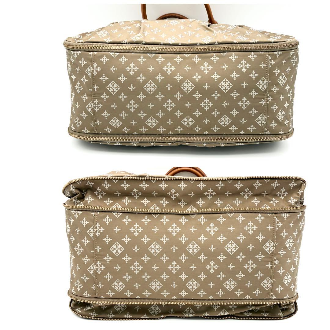 【極美品】russet ボストンバッグ ショルダー 2way ナイロン ベージュ