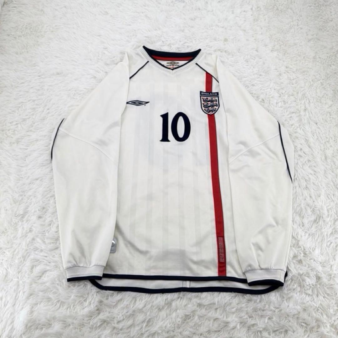 UMBRO イングランド代表 サッカー ゲームシャツ 10番 M