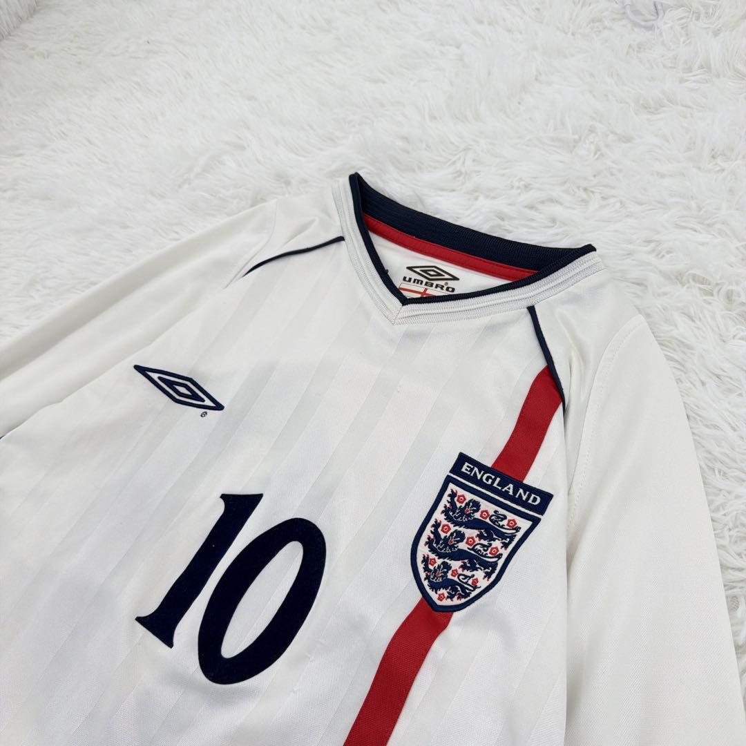 UMBRO イングランド代表 サッカー ゲームシャツ 10番 M