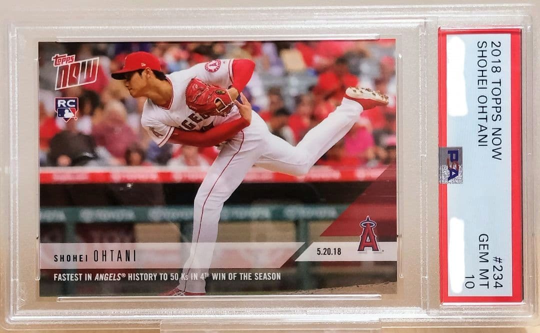 大谷翔平　PSA10 ルーキーカードRC 2018Topps