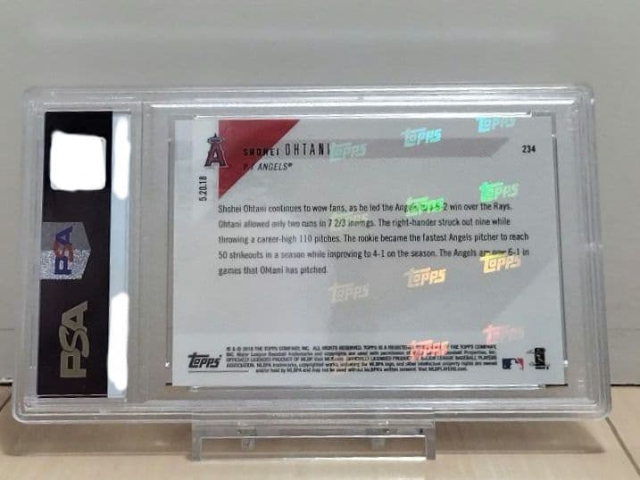 大谷翔平　PSA10 ルーキーカードRC 2018Topps