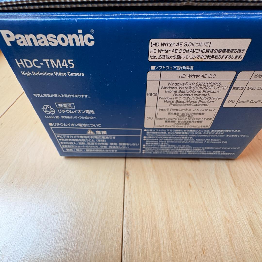 ☆フルHD画質☆　Panasonic HDC-TM45 レッド 42倍ズーム