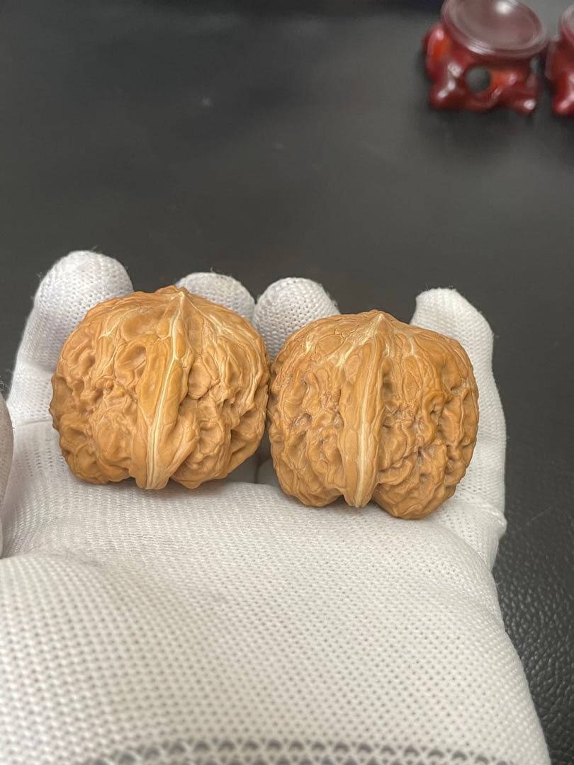 No.447 ❤️遊ぶクルミ　文玩核桃 高級小衆　精配满肉平谷大闷墩
