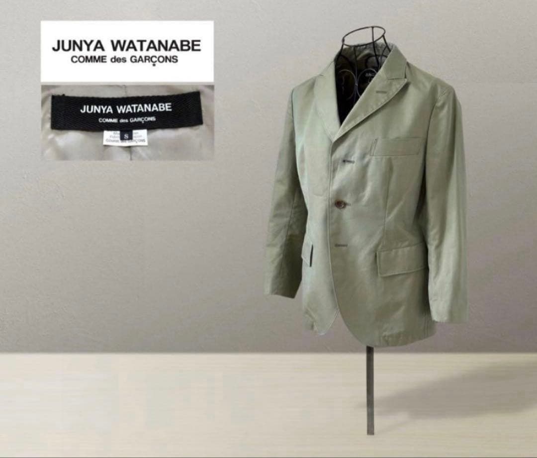 【JUNYA WATANABE】コムデギャルソン　テーラードジャケット　カーキS