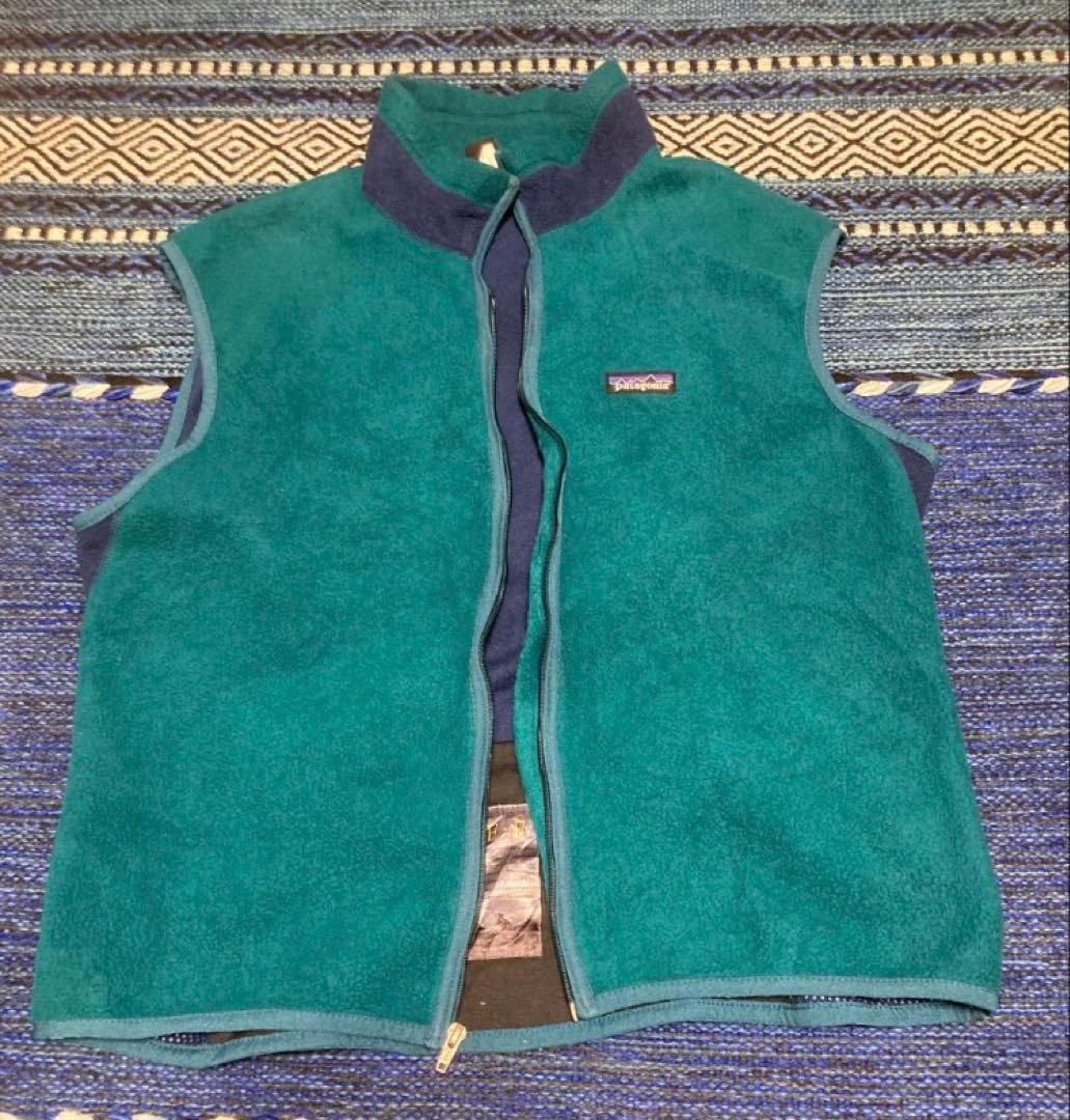 【希少カラー】patagonia フリースベスト ターコイズ