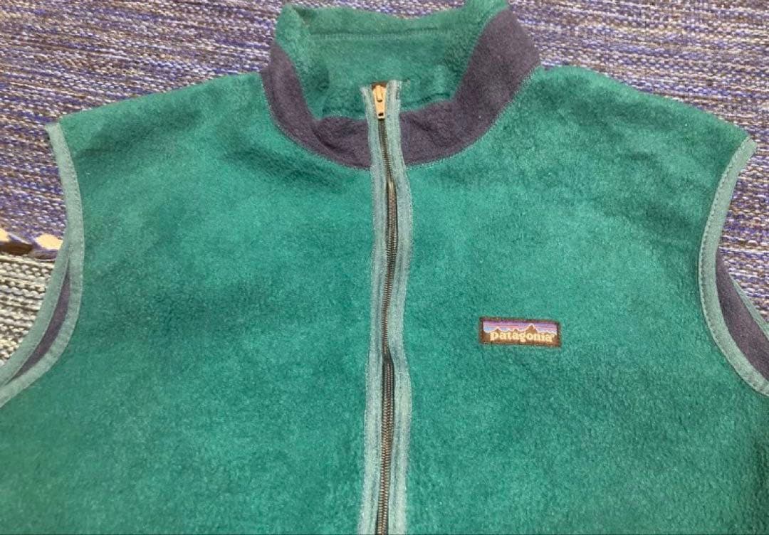 【希少カラー】patagonia フリースベスト ターコイズ