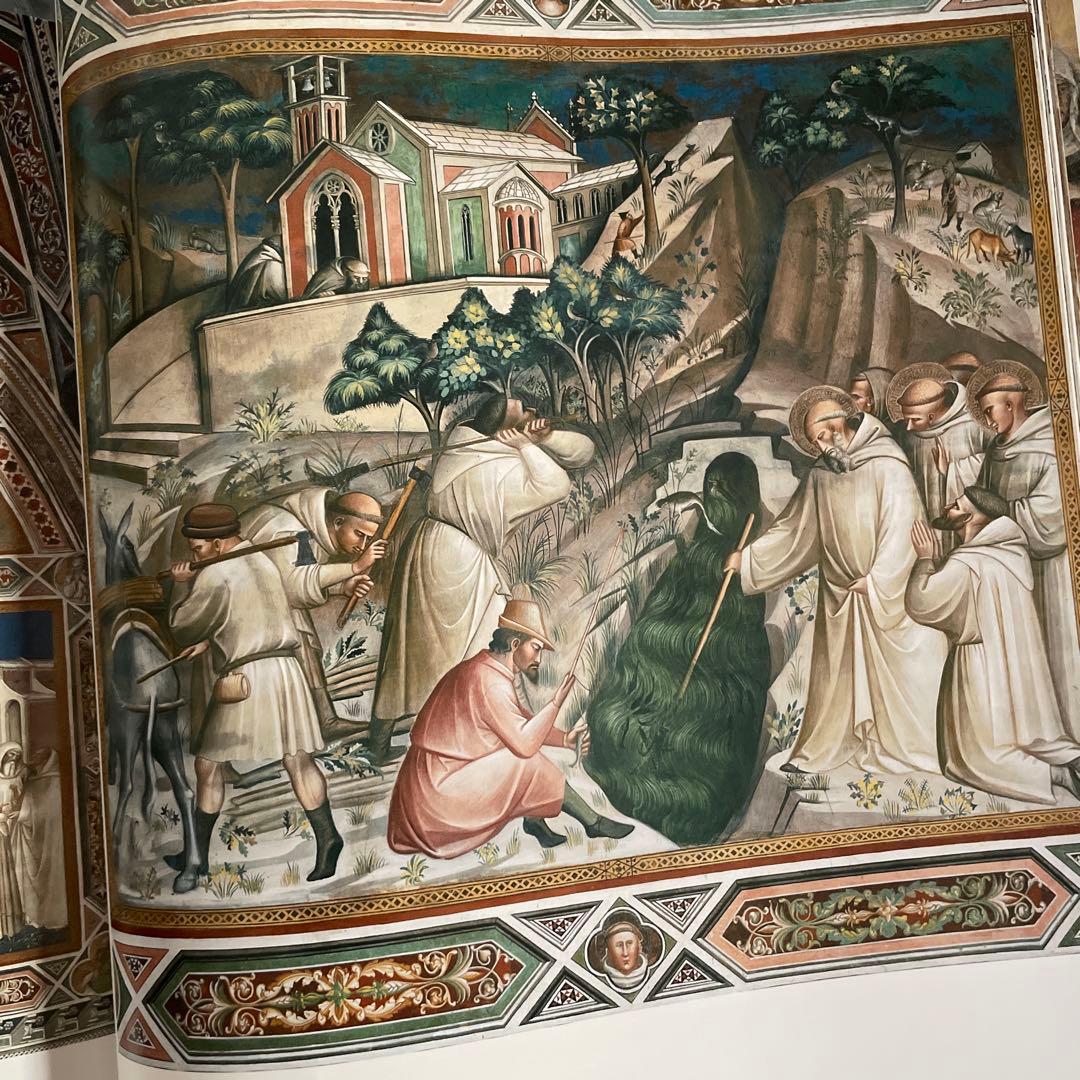英語大型画集　イタリアのフレスコ画-ジョットの時代 1280-1400