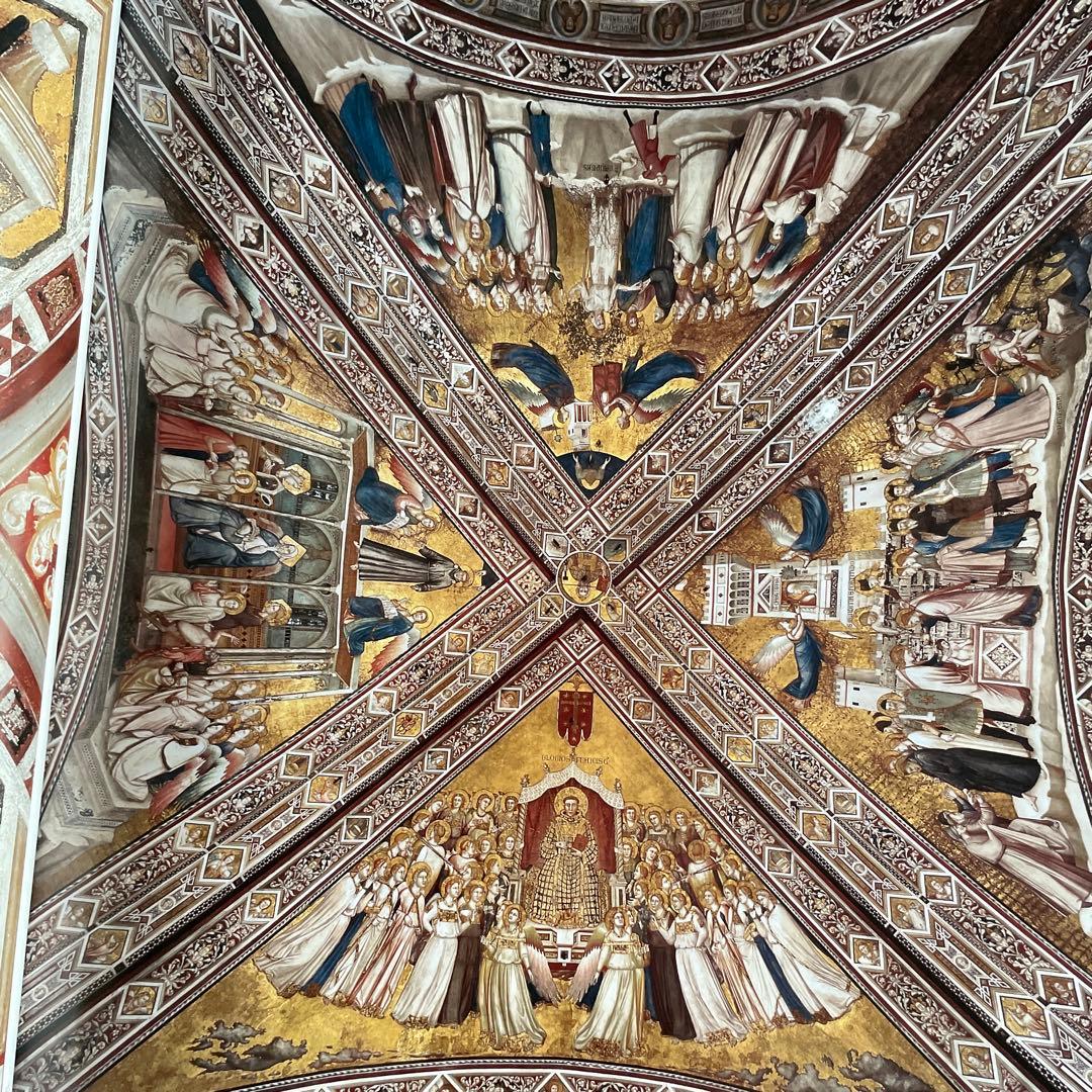 英語大型画集　イタリアのフレスコ画-ジョットの時代 1280-1400