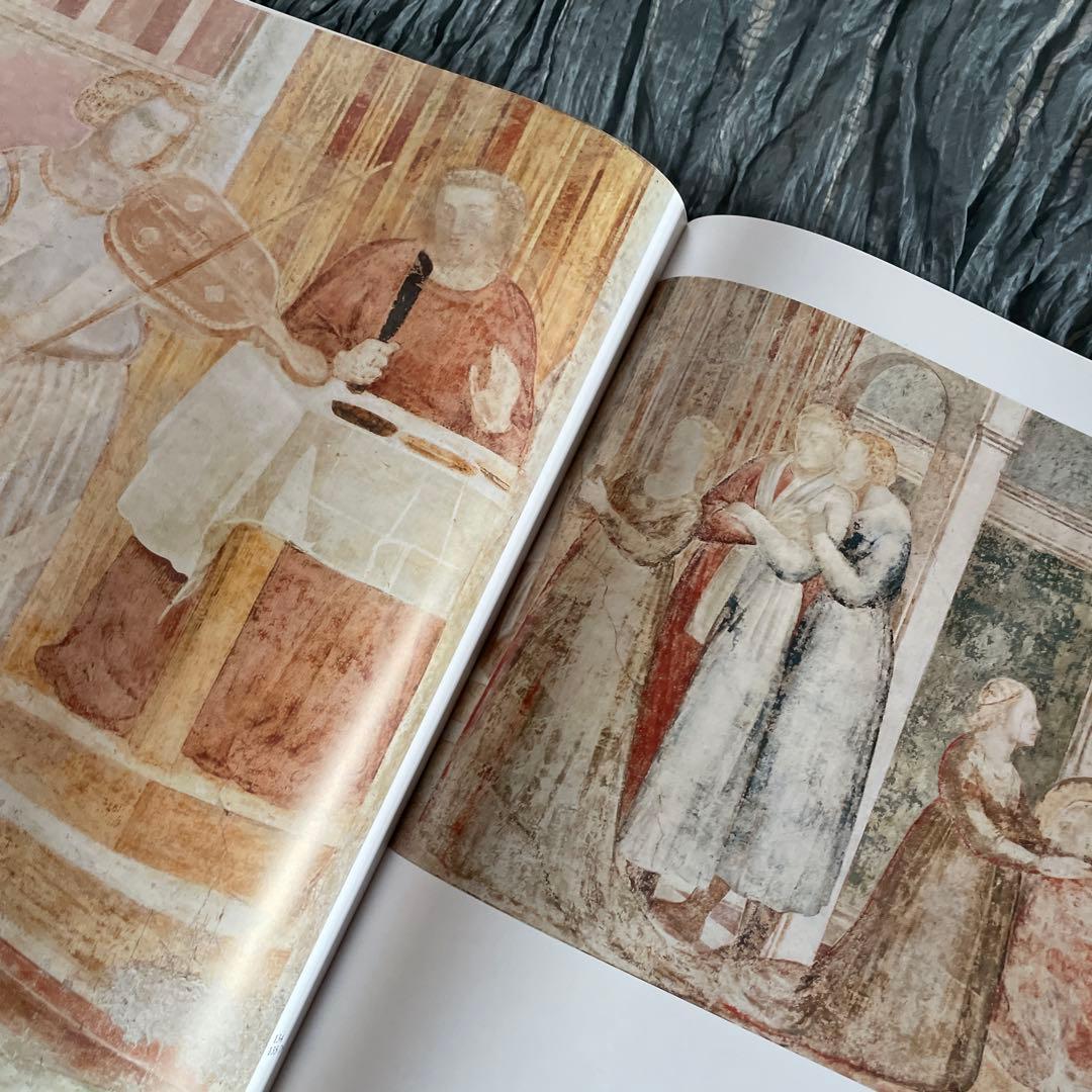 英語大型画集　イタリアのフレスコ画-ジョットの時代 1280-1400