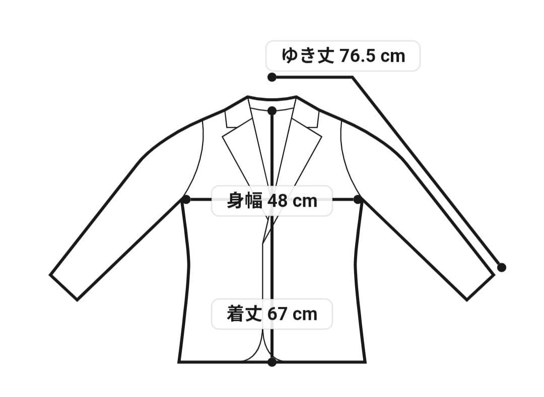 プレーンピークドラペルダブルジャケット