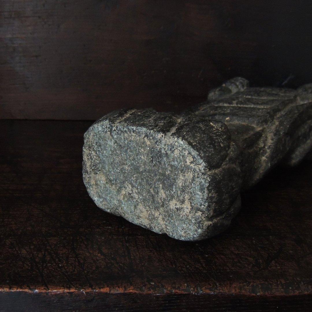 とても優しい顔　時代石彫　地蔵菩薩　酒地蔵　酒呑地蔵　酒の守護神