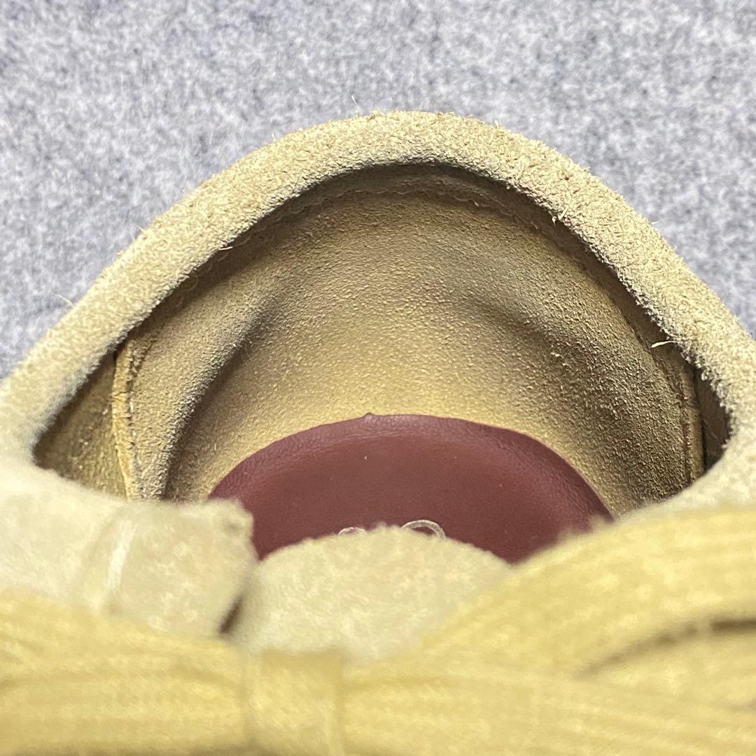 clarks クラークス　26.5 ワラビー ベージュ スエード モカシン
