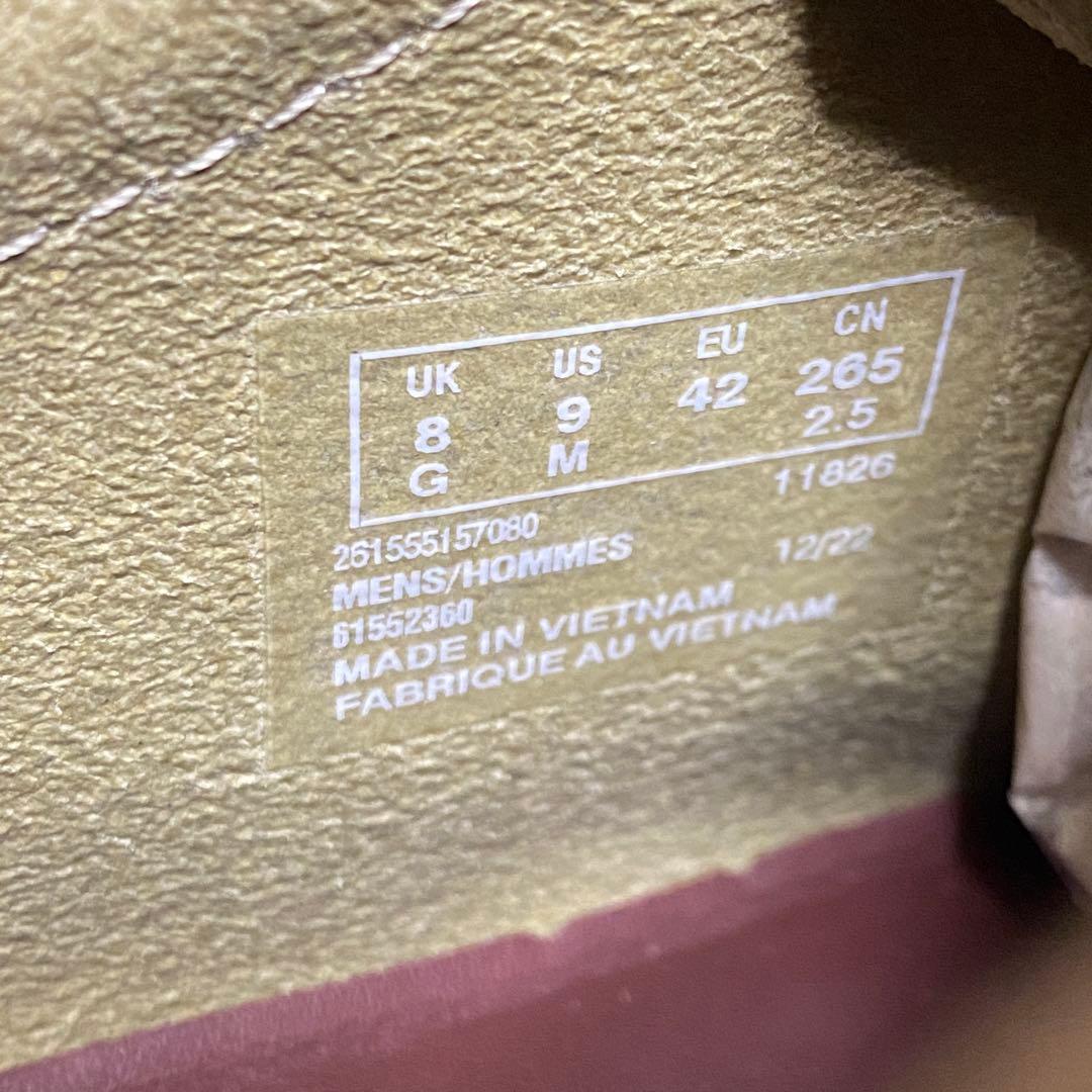 clarks クラークス　26.5 ワラビー ベージュ スエード モカシン