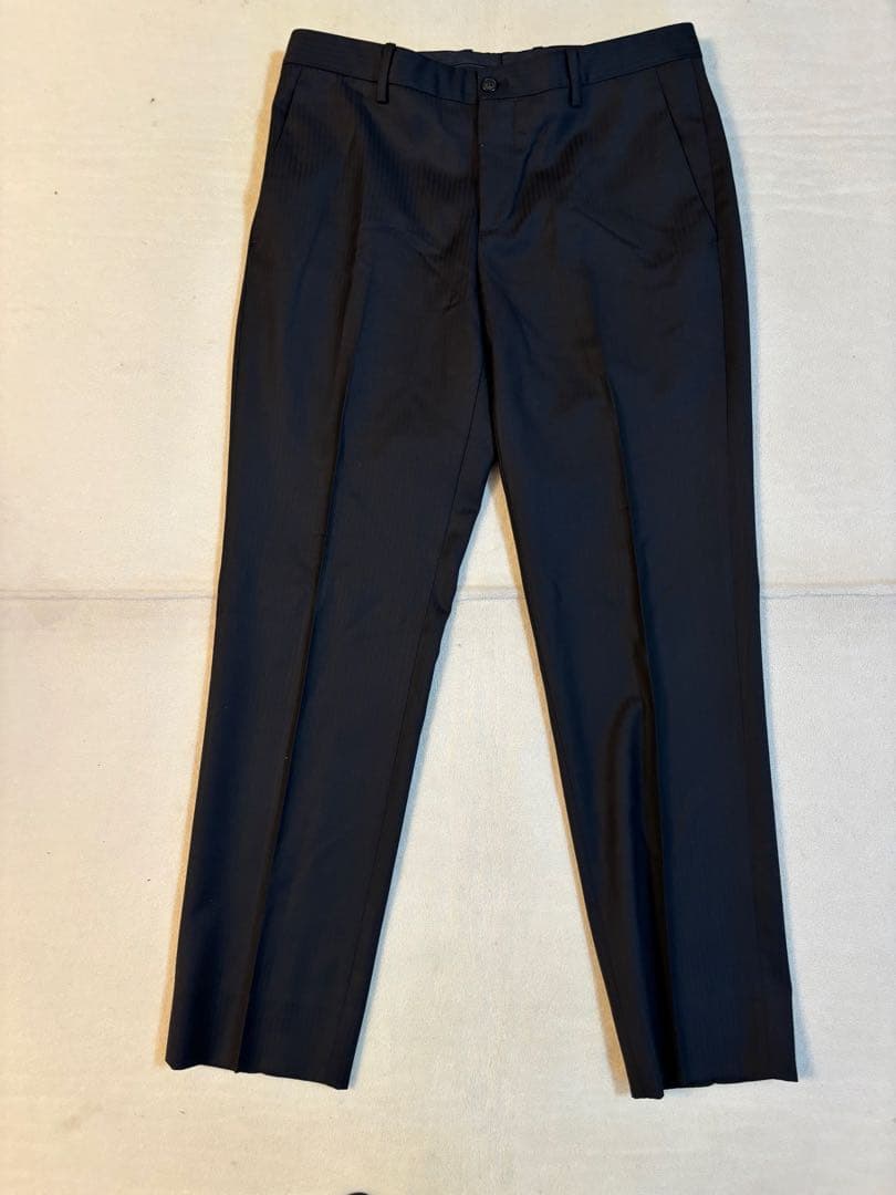 ☆ ARMANI スーツセットアップ 黒紺 L相当