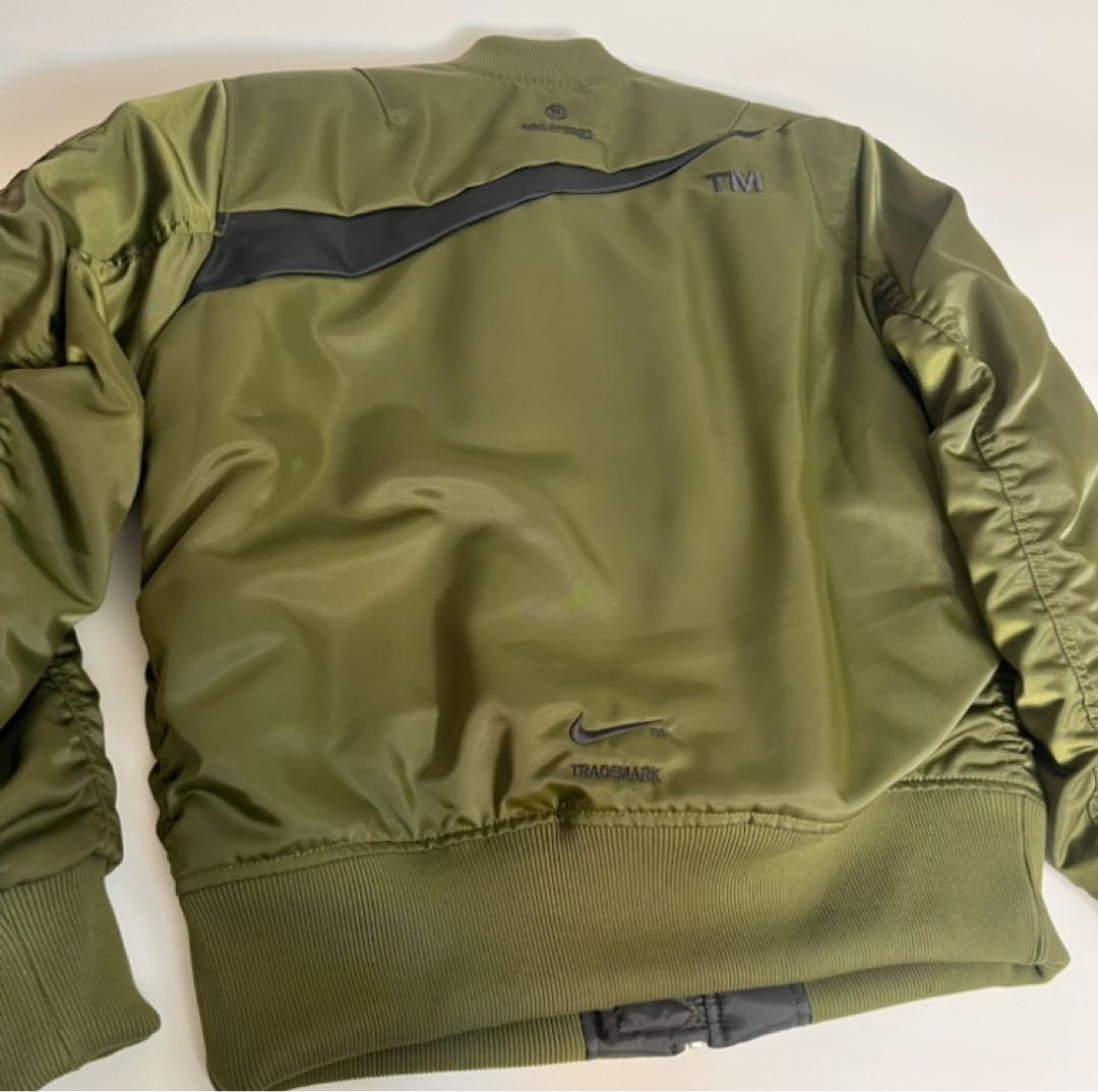 限定　NIKE ナイキ MA-1 タイプ スウッシュ ロゴ ジャケット