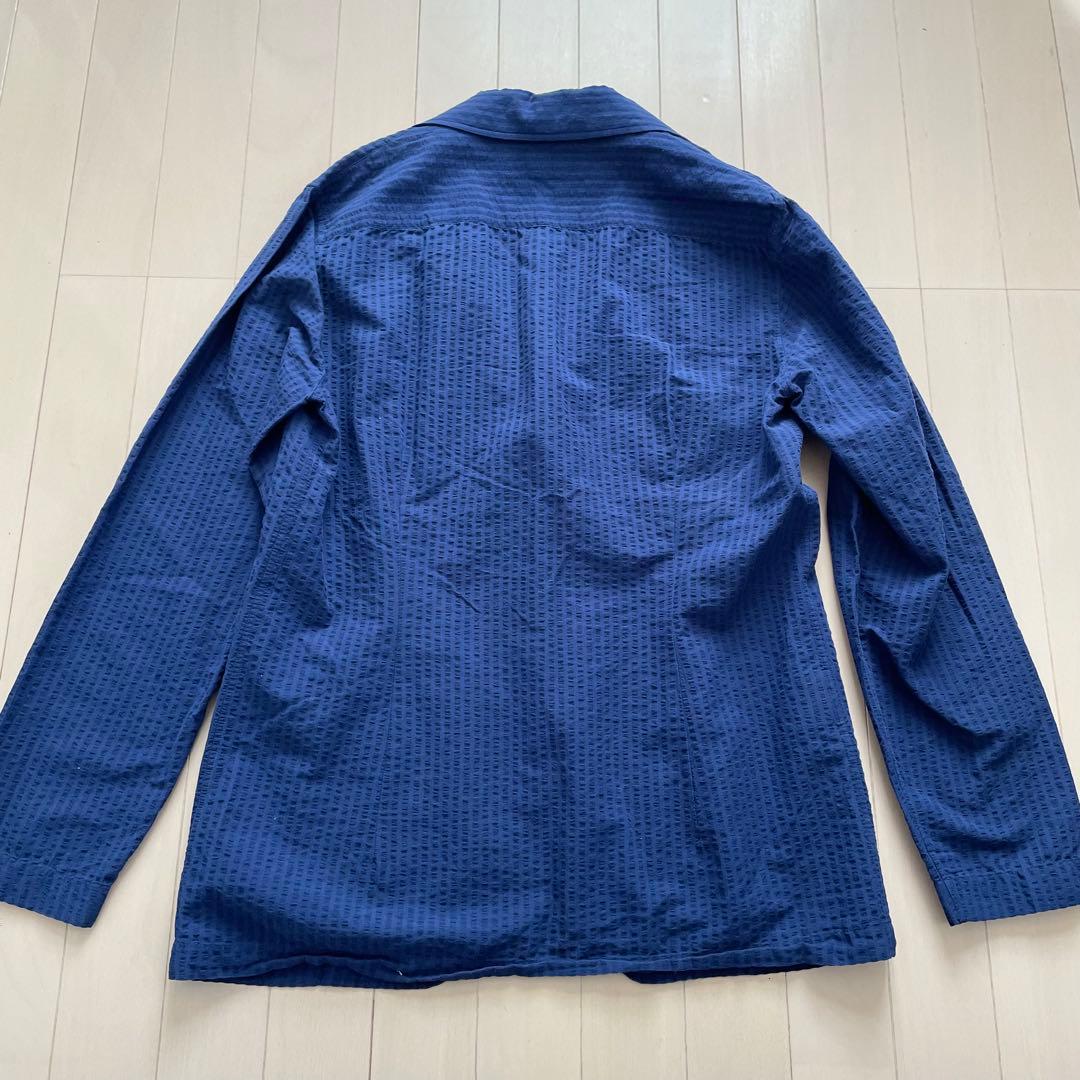 専用　【美品 ブートニエール シアサッカー】 LARDINI テーラードジャケッ
