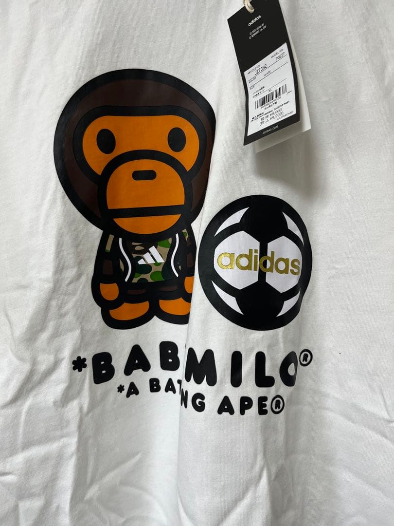 アディダス　エイプ　コラボレーション　ベイビーマイロ Tシャツ　新品　XL
